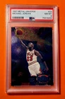 1997 Skybox Metal Universe #23 MICHAEL JORDAN PSA 8 Bulls Gorgeous & GR8 Invest