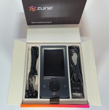 Microsoft Zune 1st Generation 30 GB Black MP3 FM Media Player 1089 Refurbished