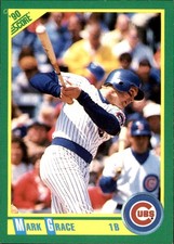Mark Grace 1990 Score #150 Chicago Cubs FREE SHIPPING AutographDen