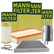 Mann-Filter Air Cabin Fuel Engine Oil Filter Kit For Mercedes-Benz E320