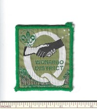 EU SCOUT AUSTRALIA WONARGO DISTRICT QUEENSLAND FDL HANDS SHAKING INSIGNIA PATCH 