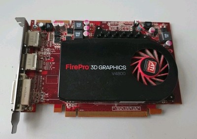 ATI FIRE PRO GRAPHICS V4800 1GB GDDR5  PCI-e GRAFIKKARTE 2xDP  DVI #GK9930