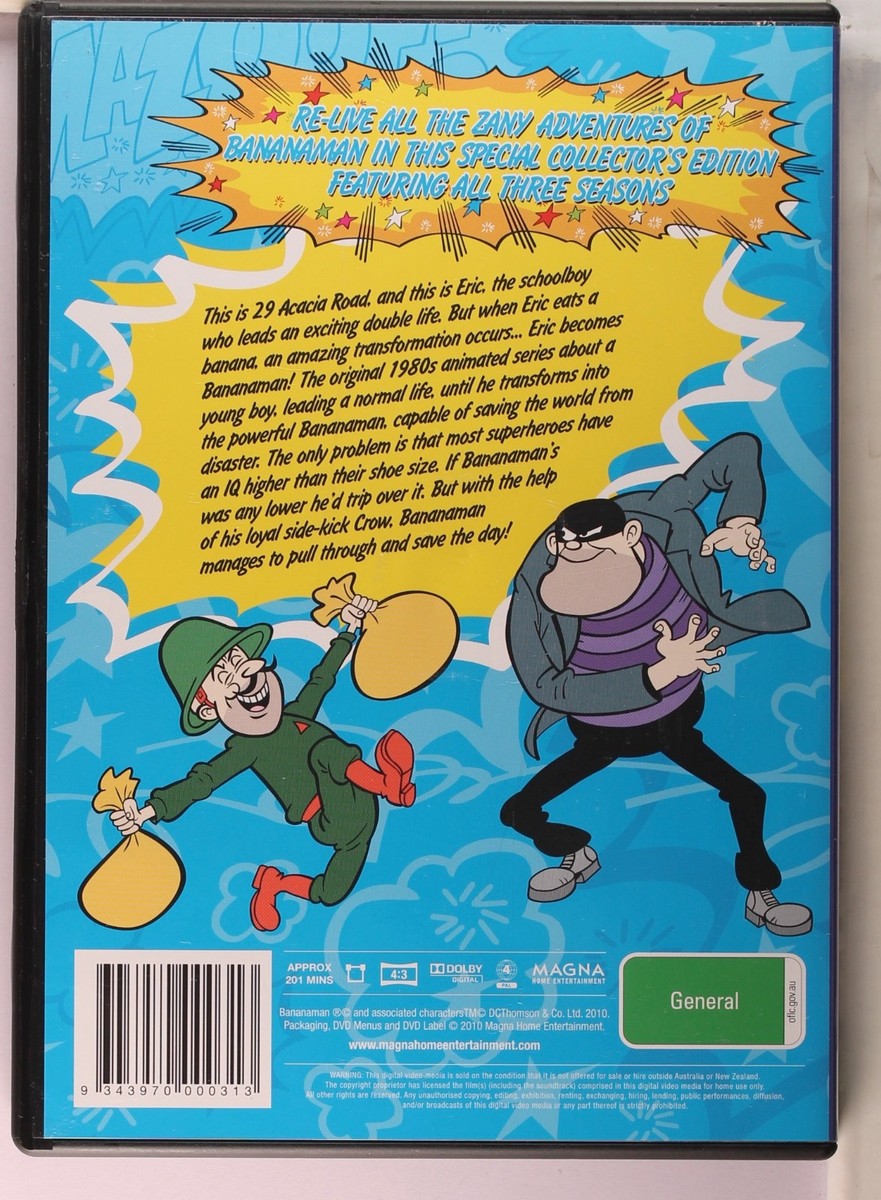Bananaman-Complete Collection (DVD, 1986) for sale online | eBay