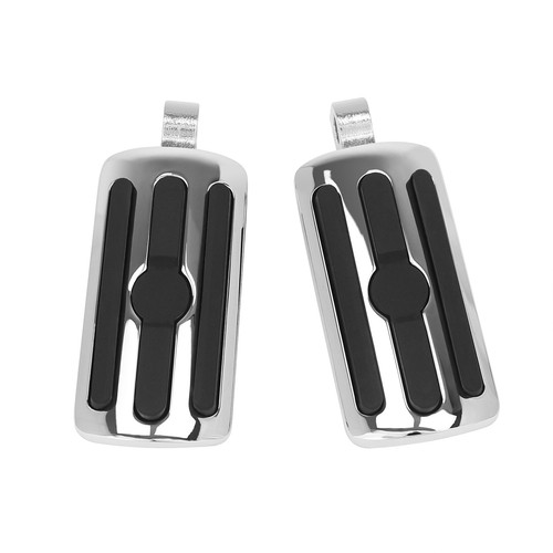 10mm Universal Footpegs Footrest For Triumph / Harley / Honda / Kawasaki - Picture 2 of 9