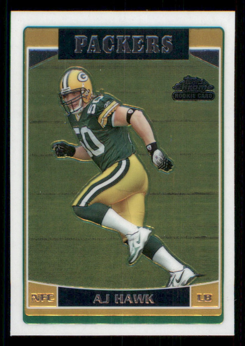 2006 Topps Chrome #222 A.J. Hawk RC