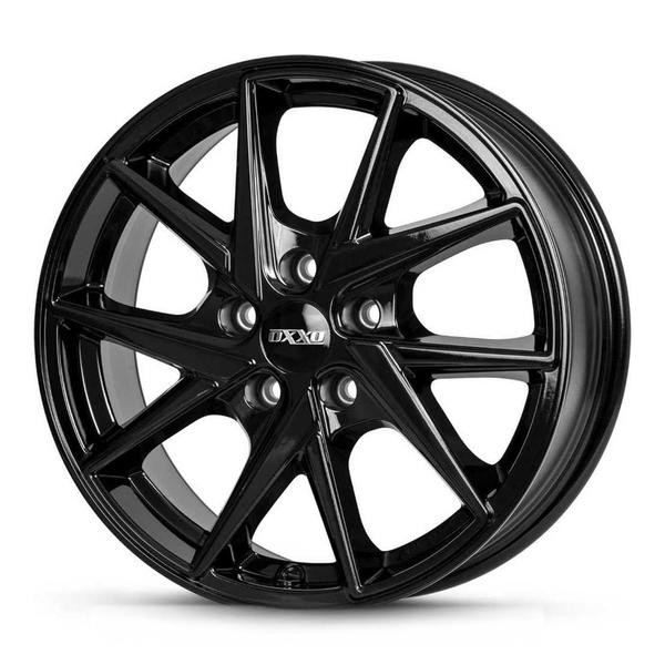 1X Oxxo Wheels Crow Black Black 6.5Jx16 5X112 ET38-image
