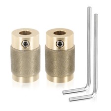 3/4 Inch 2 Pcs Diamond Grinder Bit Head Tools, Gold Tone MCB34