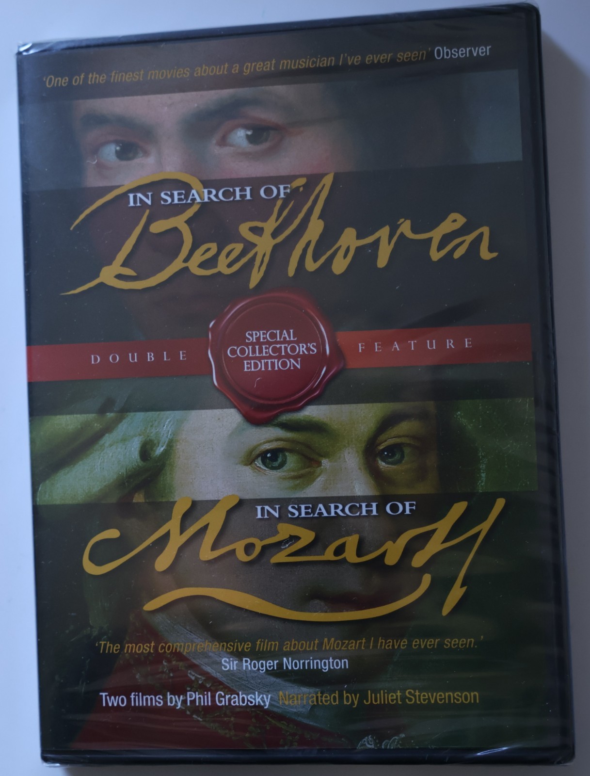 In Search Of Beethoven / In Search Of Mozart  Phil Grabsky (DVD Region 0, 2010)