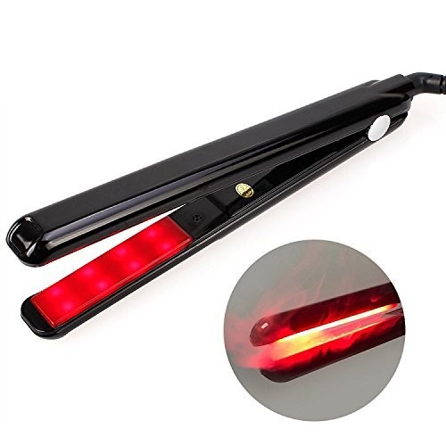 JUKEY Professional Infrared Hair Straightener and Styling Iron with Flat Plat...