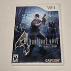 Resident Evil 4 Nintendo Wii Edition (2007) Includes Manual, Very Good Condition