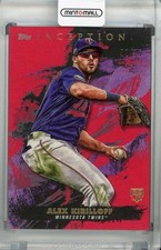 2021 Topps Inception Minnesota Twins Alex Kirilloff Base Red 57/75