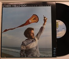 Chris Hillman Lp Clear Sailin' On Asylum - Vg+ To Vg++/ Vg++