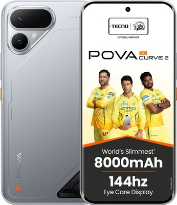 Tecno Pova Curve 2 5G (Silber 8GB RAM, 256GB) Dimensity 7100 Global Version.