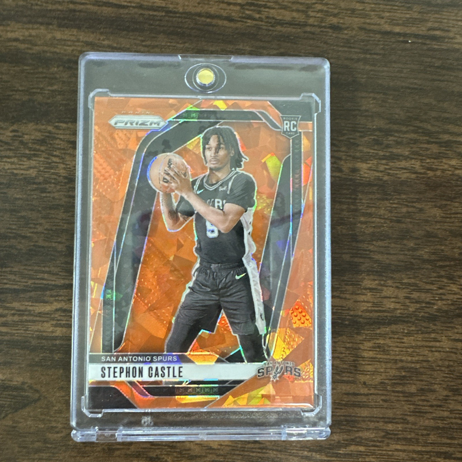 2024-25 Panini Prizm - Stephon Castle #234 Orange Ice Prizm (RC)