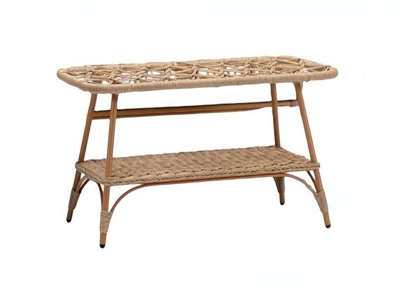 Modern Luxus Couchtisch Kaffeetisch Sofatisch Beistelltisch Holz Beige Tisch-image