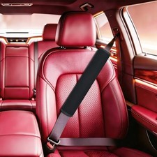 Extended Seat Belt Cover Pad 2 Pack Soft Comfortable Universal Blcak Extended Seat Belt Cover Pad 2 Pack Soft Comfortable Universal Blcak