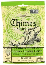 Chimes Ginger Chews Original 3.5 Oz Chewy Candy Gluten Free