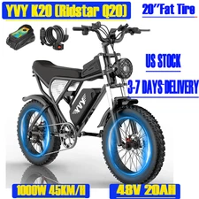 YVY K20 Electric Bicycle 15/20/40Ah E-MTB Mountain E-Bike 2000W Electric bicycle