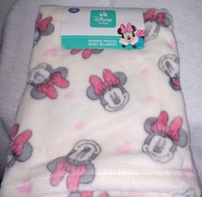 Disney Baby MINNIE MOUSE Baby Blanket 30" x 40" New