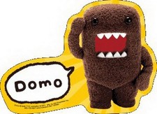 Domo-kun Saluting Hot Properties Sticker Ds582