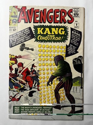 Avengers #8 1964 Marvel Comics 1st Kang the Conqueror - Silver Age Key Issue