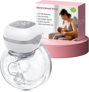 Wearable Electric Breast Pump Hands Free Silent BPA Free 21/24mm