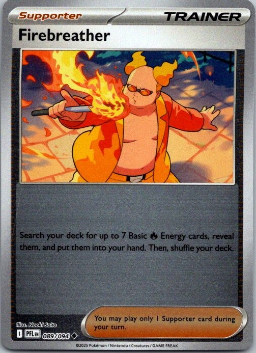 Firebreather - ME02: Phantasmal Flames 089/094 NM Reverse Holo