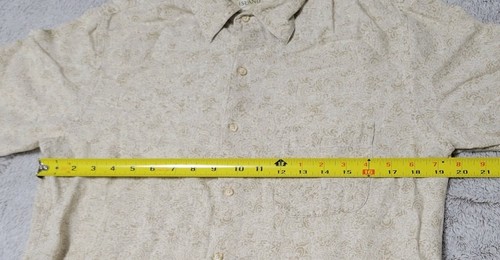 Top Tasso Elba Island Seda Lino Abotonado Talla Pequeña Boho - Imagen 4 de 6