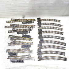Lot Of 16 ATLAS HO track 4 6 Custom Line Switch Track And 25 45 Degree Cross