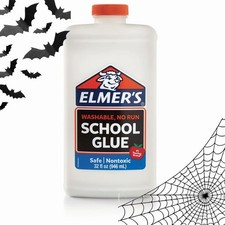 White Washable Liquid School Glue for Making Slime, 1 Quart 32 oz, Dry Time 5