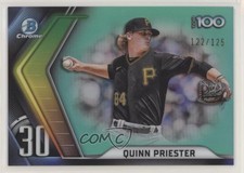 2022 Bowman Chrome Scouts Top 100 Aqua Refractor 122/125 Quinn Priester 00gy