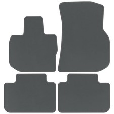 Velours Fußmatten für BMW X3 G01 Bj. 2017 - 2025 Automatten Passform GRAU ALPS