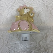 Baby Gund Nursery Bear Tales Collection Night Light In Pink