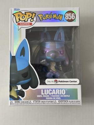 Funko Pop Lucario #856 Pokemon Center Exclusive Pearlescent W Clear Protector