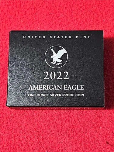 2022-W AMERICAN SILVER EAGLE PROOF DOLLAR 0.999 1 TROY OZ SILVER  OGP #MF-T2127