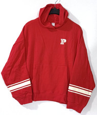 Victoria  s Secret Pink Hoodie Pullover XXL Ivy Fleece Campus Red Comfy Classic