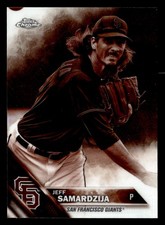 2016 Topps Chrome #136 Jeff Samardzija Sepia Refractor