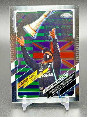 2021 Topps Chrome F1 Formula 1 #148 Lewis Hamilton Mercedes Benz