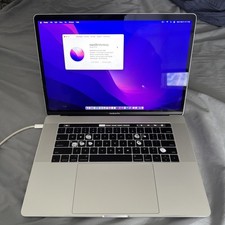 Apple MacBook Pro Touch Bar 15" 2016 Silver, 512GB i7, 16GB Used Fair