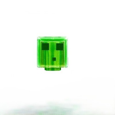 Lego Minecraft - Minifigure, Head, Modified Cube - Slime - 19729pb021 - neu
