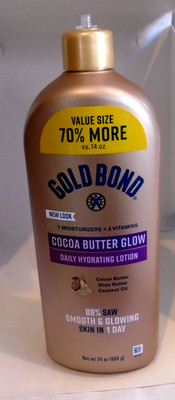 Gold Bond Cocoa Butter Glow Daily Hydrating Lotion - 24 Oz BROKEN PUMP - REFILL