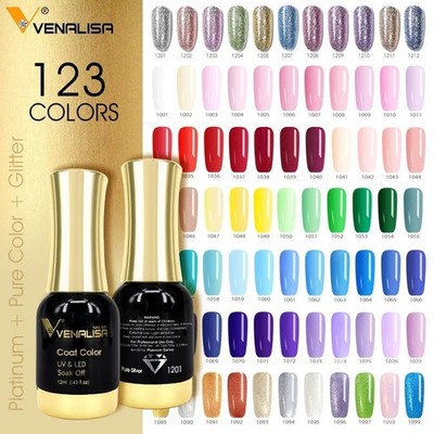 Nail Gel Polish Glitter Pearl Diamonds Soak off UV LED Platinum Gel Nail