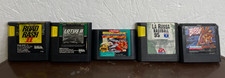 5 Sega Genesis Street Fighter 2 Busby Lotus 2 Road Rash 2 & La Russa UNTESTED