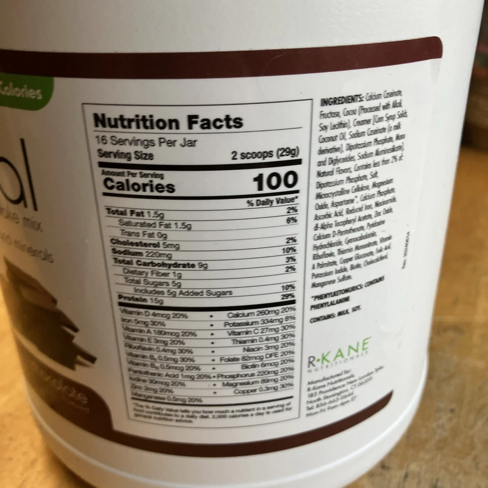 Chocolate Pudding Shake - High Protein/Low Cal 1 Pound Sealed - Image 2 of 4