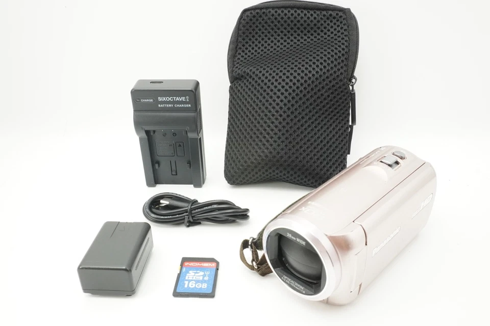Panasonic HC-V550M Pink Camcorder Digital Video Camera Tested with SD Card Case - Image 2 of 4