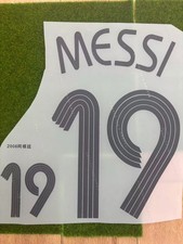 Lionel Messi 2006 Argentina Player Size Nameset Name Number ID Print