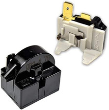 1 Pin QP2-4.7 Start Relay and Overload Kit for Mini Fridge,Compact Refrigerator,