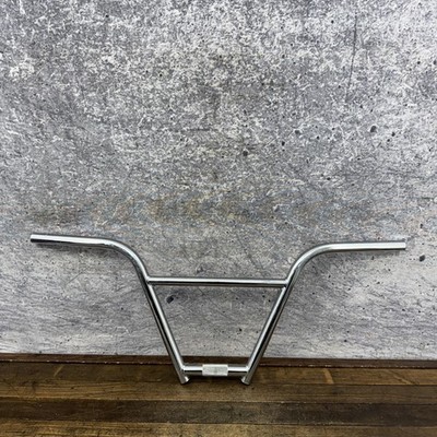 S&M FU-Bar BMX Handlebar 4pc FUBAR 30 x 11 Chrome Steel Made USA