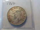 Canadian   1950    Silver   Half   Dollar   Coin