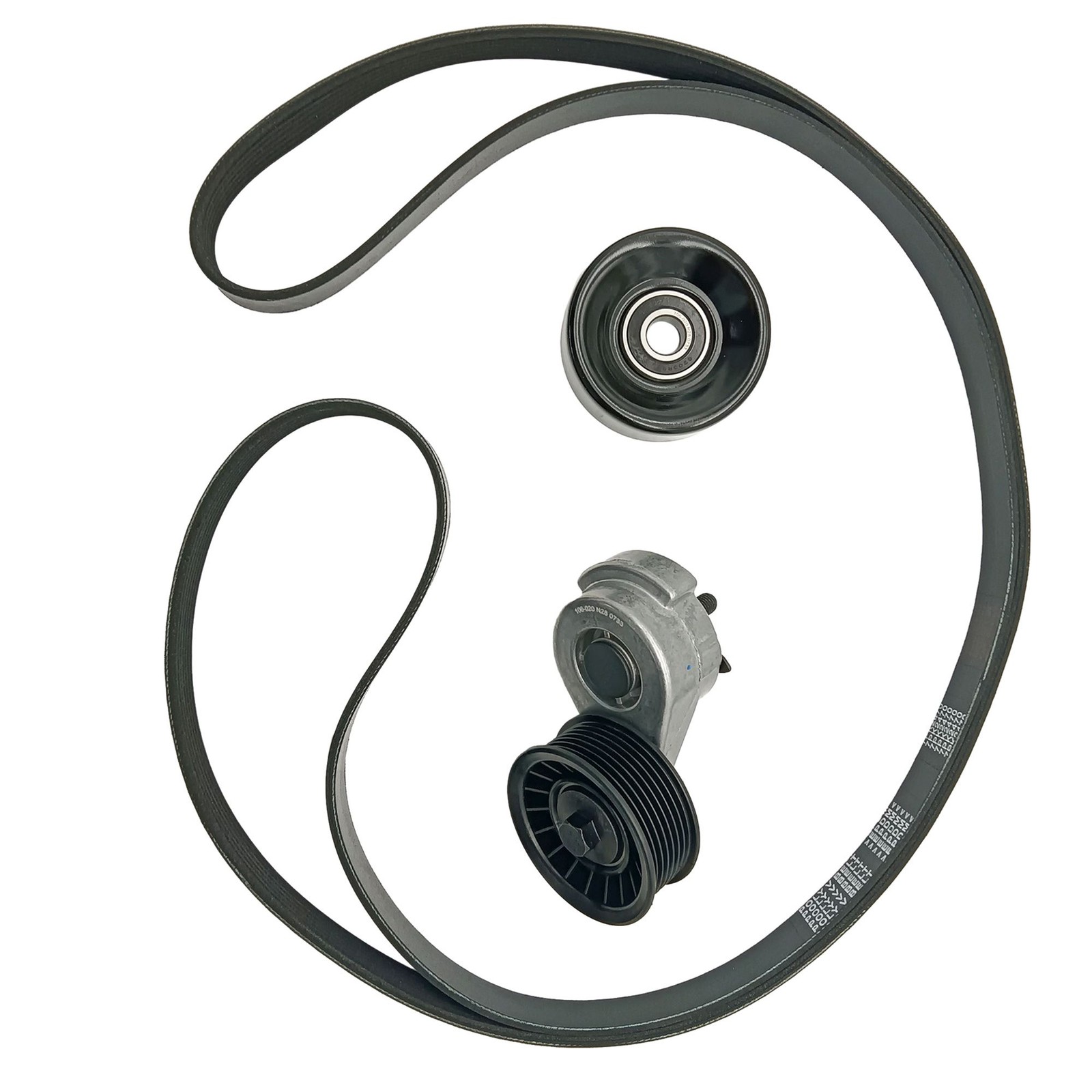 Serpentine Belt Tensioner Pulley Kit for Dodge D150 Dakota W150 W250 W350